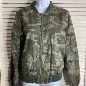 Camouflage Bomber Jacket